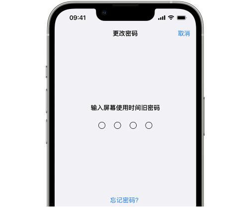 宣城iPhone屏幕维修分享iPhone屏幕使用时间密码忘记了怎么办 