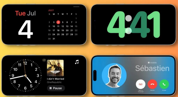 宣城苹果手机维修分享iOS17横屏充电待机显示有什么好处 