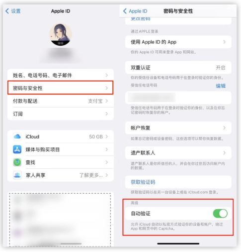 宣城苹果手机维修分享iOS 16 自动验证功能开启方法 