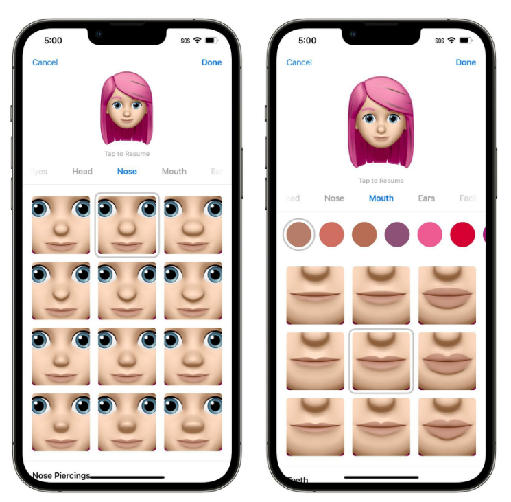 宣城苹果手机维修分享​iOS 16中的拟我表情有了哪些变化和升级 